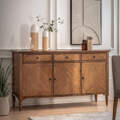 Gallery Direct 3 Door/3 Drawer Sideboard Gallery Direct 3 Door/3 Drawer Sideboard