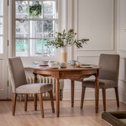 Gallery Direct Highgrove Extending Round Dining Table Gallery Direct Highgrove Extending Round Dining Table
