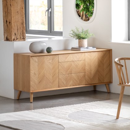 Gallery Direct Milano Large Sideboard Gallery Direct Milano Large Sideboard