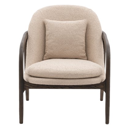 Gallery Direct Alegra Modern Armchair - Taupe Gallery Direct Alegra Modern Armchair - Taupe