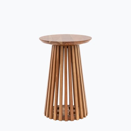 Gallery Direct Brookland Side Table Slatted Gallery Direct Brookland Side Table Slatted