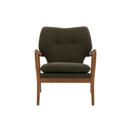 Gallery Direct Jensen Modern Armchair - Green Gallery Direct Jensen Modern Armchair - Green
