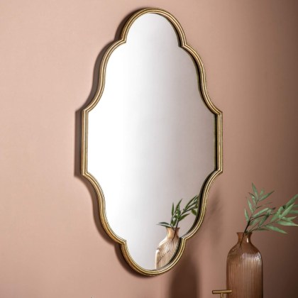 Gallery Direct Castello Mirror Gold Gallery Direct Castello Mirror Gold