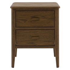 Gallery Direct Camden Walnut 2 Drawer Bedside Gallery Direct Camden Walnut 2 Drawer Bedside