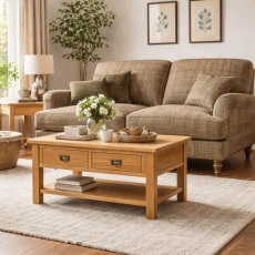 Fairfax Compact Oak Coffee Table Fairfax Compact Oak Coffee Table