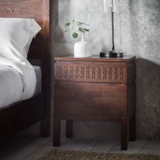 Gallery Direct Retreat Bedside 2 Drawer Chest Gallery Direct Retreat Bedside 2 Drawer Chest