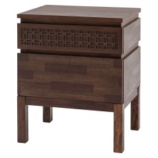 Gallery Direct Retreat Bedside 2 Drawer Chest Gallery Direct Retreat Bedside 2 Drawer Chest