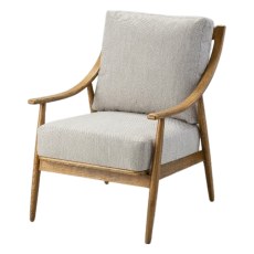 Gallery Direct Reliant Mid-Century Modern Armchair | Natural Linen Gallery Direct Reliant Mid-Century Modern Armchair | Natural Linen