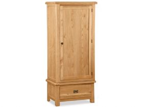 Winchester oak single wardrobe
