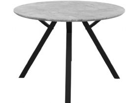 Zetta stone look round dining table