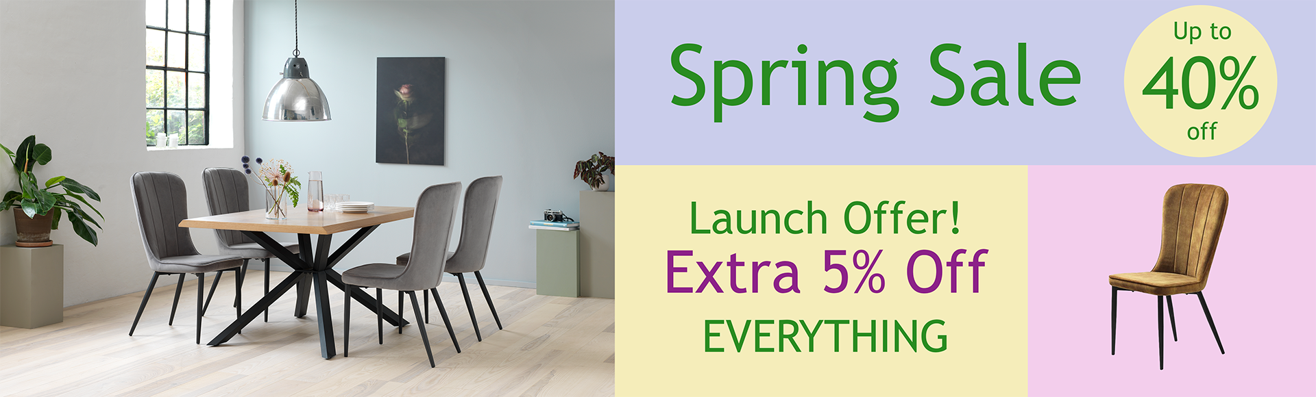 Spring Sale - Extra 5% Off Everything