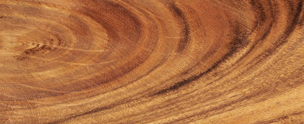 Every tree is different, growing and maturing at different rates. This creates grain variation, not only in light and dark shades but in thickness of grain. These variations are not a fault, its nature's way of showing growth patterns (growth rings).
