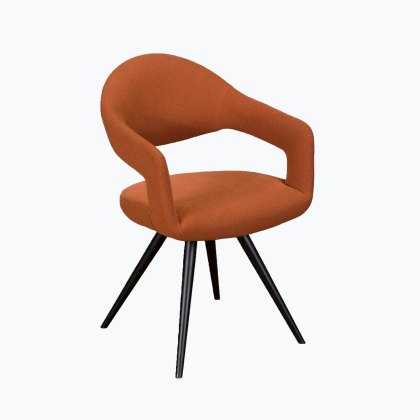 Raffi Dining Jasmine Orange Dining Chair