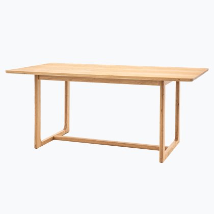 Carl 1.8m Rectangular Oak Dining Table