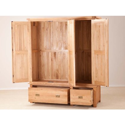 TRIPLE WARDROBE WITH DRAWERS