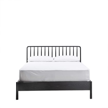 Wycombe Black Double Spindle Bed Wycombe Black Double Spindle Bed