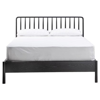 Wycombe King Size Black Spindle Bed Wycombe King Size Black Spindle Bed