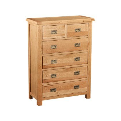 Fairfax Oak 2 Over 4 Chest of Drawers Fairfax Oak 2 Over 4 Chest of Drawers