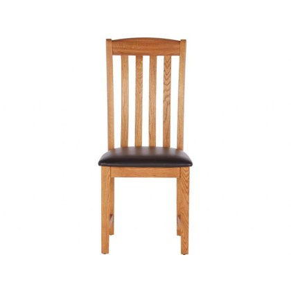 Dining Chair with Vertical Slats