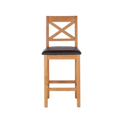 Barstool with Black Seat Pad