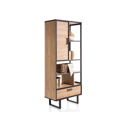 Bookcase 80 Cm. 1-Door