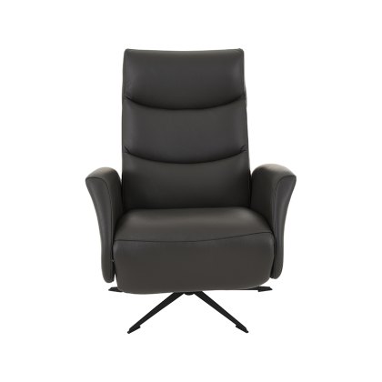 Ebba Electric Recliner in Anthracite Leather