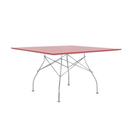 Kartell Glossy by Antonio Citterio Kartell Red Square Table