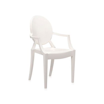 Kartell Louis Ghost by Philippe Starck Glossy White Chair