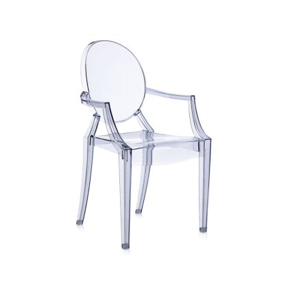 Kartell Louis Ghost by Philippe Starck Ice Blue Chair