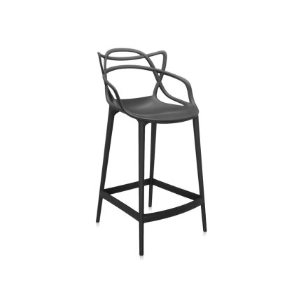 Kartell Masters by Phillippe Starck Stool H.65 Black