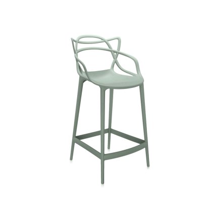 Kartell Masters by Phillippe Starck Stool H.65 Sage