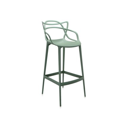 Kartell Masters by Phillippe Starck Stool H.75 Sage