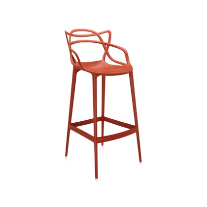 Kartell Masters by Phillippe Starck Stool H.75 Rust