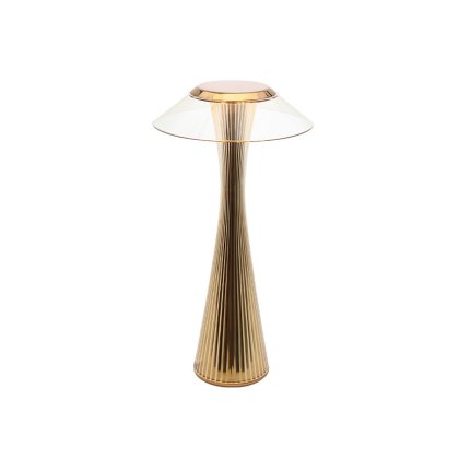 Kartell Space by Adam Tihany Gold Lamp