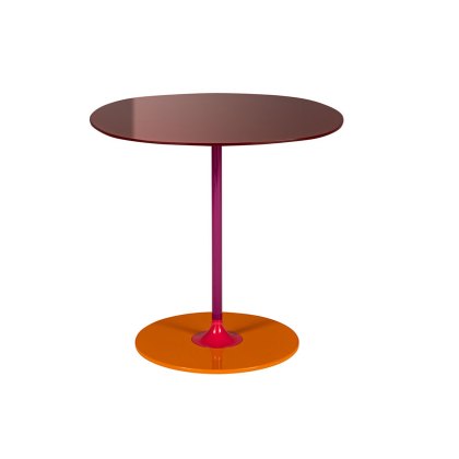 Kartell Thierry by Piero Lissoni Medium Coffee Table Bordeaux