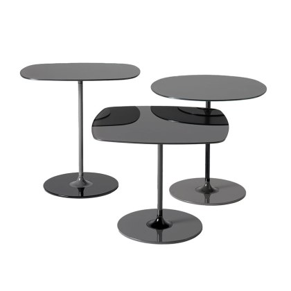 Kartell Thierry by Piero Lissoni Trio Coffee Tables Black