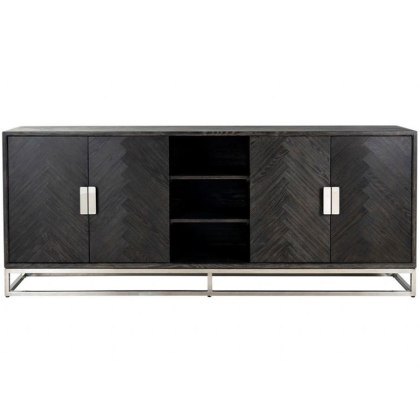 Savoy Silver 4 Door Sideboard