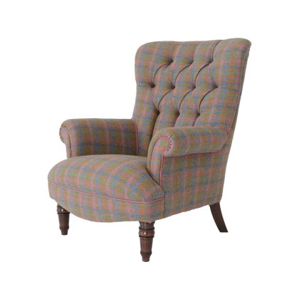 Harris Tweed Fabric Chair