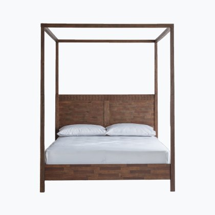 Gallery Direct Boho Retreat 4 Poster Super King Bedframe Gallery Direct Boho Retreat 4 Poster Super King Bedframe