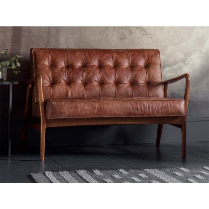 Bayside 2 Seater Sofa in Vintage Brown