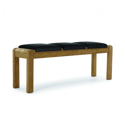 Bench inc 3 Cushions Steel