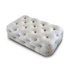 Chester Club Rectangle Button Footstool