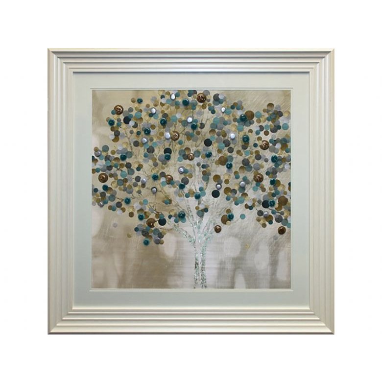 Teal Bubbles Tree Teal Bubbles Tree