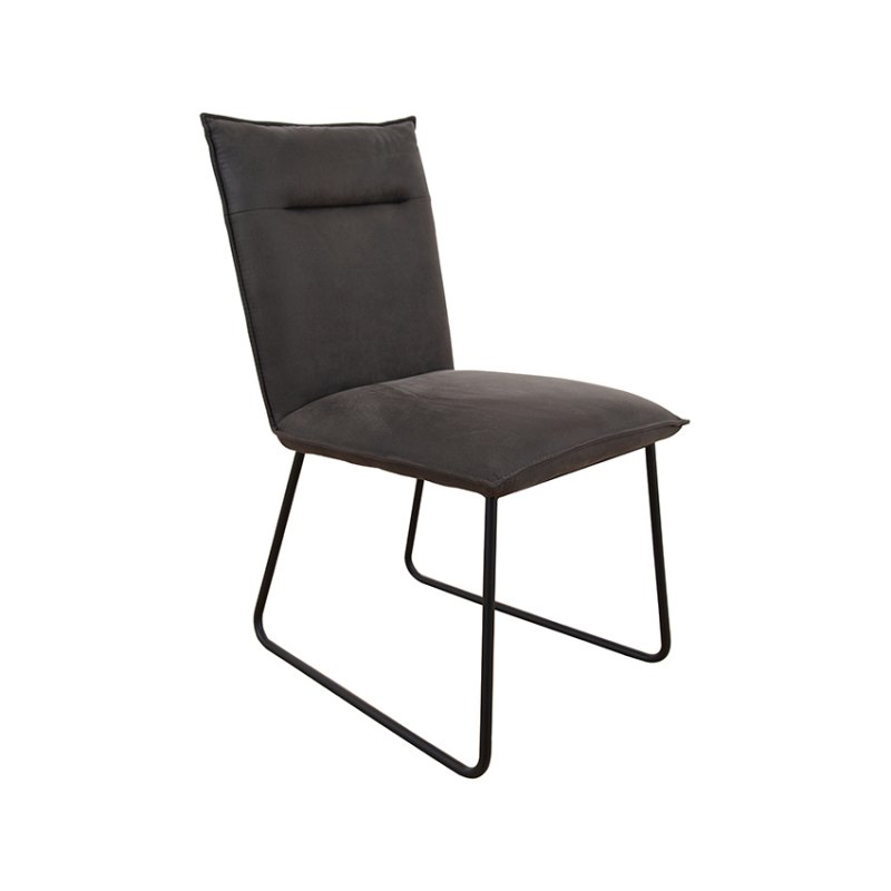 Dining Chair- Grey Suede Dining Chair- Grey Suede