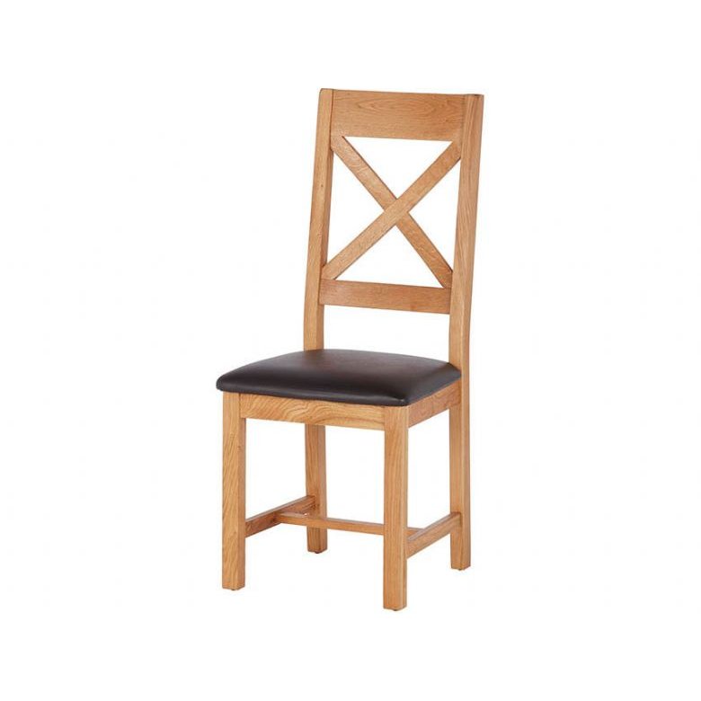 Cross Back Chair with PU Seat Cross Back Chair with PU Seat