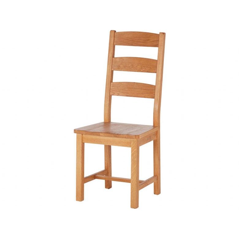 Ladder Back Chair with Wooden Seat Ladder Back Chair with Wooden Seat