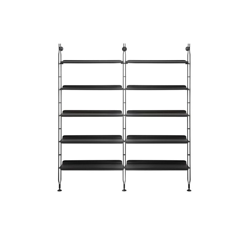 Kartell Adam Wood by Philippe Starck 10 Shelf Bookcase Black Ash Kartell Adam Wood by Philippe Starck 10 Shelf Bookcase Black Ash