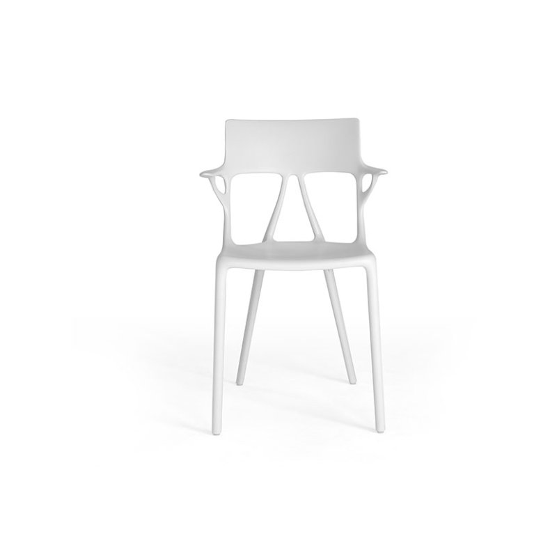 Kartell A.I.- Artificial Intelligence by Philippe Starck White Chair Kartell A.I.- Artificial Intelligence by Philippe Starck White Chair