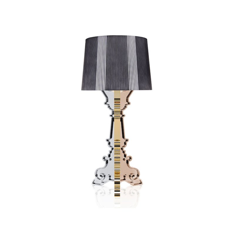 Kartell Bourgie by Ferruccio Laviani Titanium Lamp Kartell Bourgie by Ferruccio Laviani Titanium Lamp