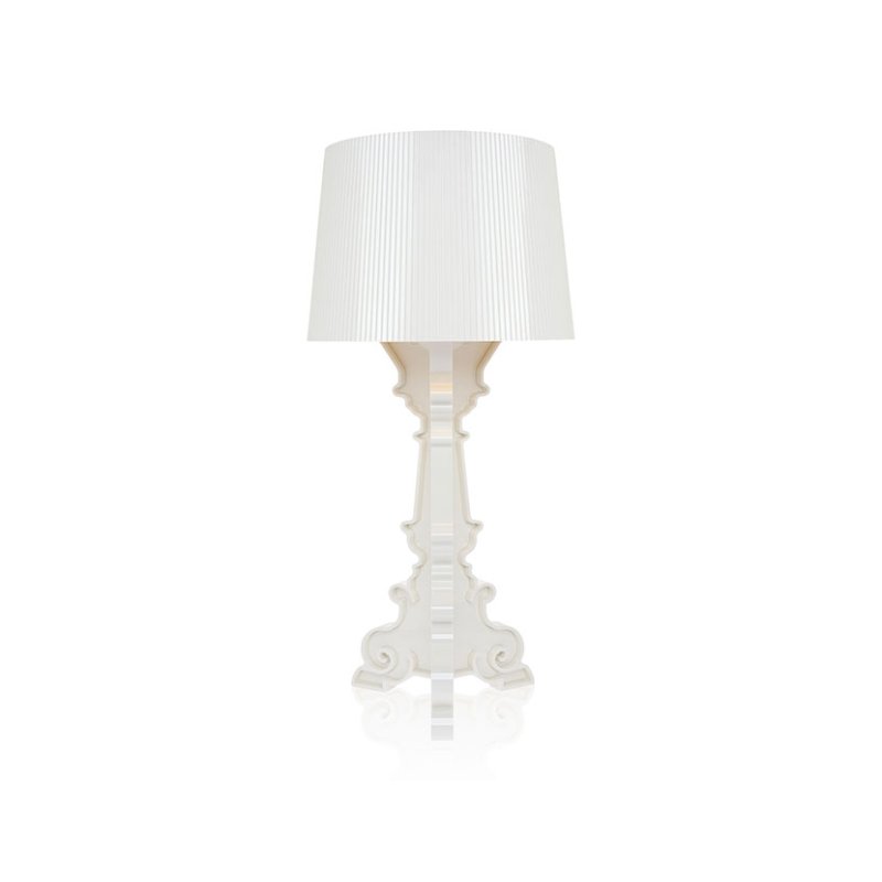 Kartell Bourgie by Ferruccio Laviani White/Gold Lamp Kartell Bourgie by Ferruccio Laviani White/Gold Lamp